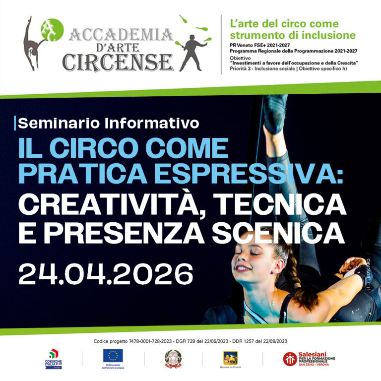 01 NEWS 2026 04 24 SEMINARIO INFORMATIVO Accademia Circense by SanZeno