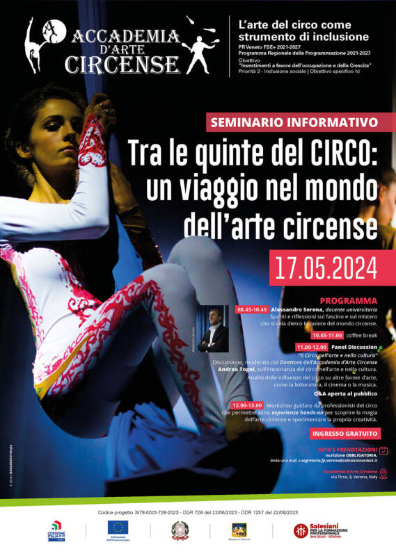 2024 05 17 Locandina SEMINARIO INFORMATIVO Accademia Circense by SanZeno 3
