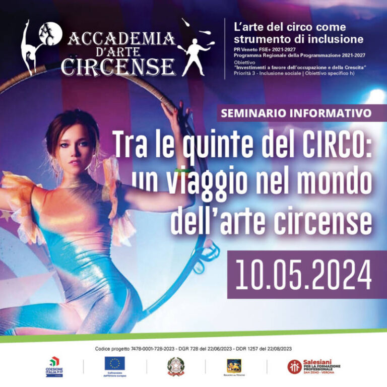 NEWS 2024 05 10 SEMINARIO INFORMATIVO Accademia Circense by SanZeno