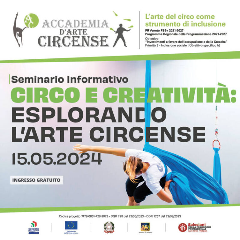 NEWS 2024 05 15 SEMINARIO INFORMATIVO Accademia Circense by SanZeno