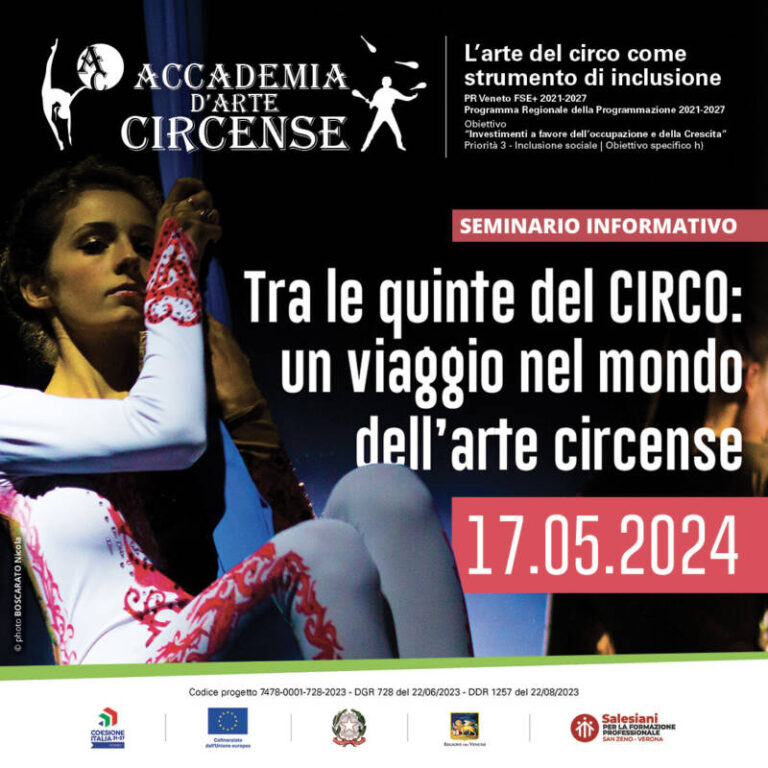 NEWS 2024 05 17 SEMINARIO INFORMATIVO Accademia Circense by SanZeno