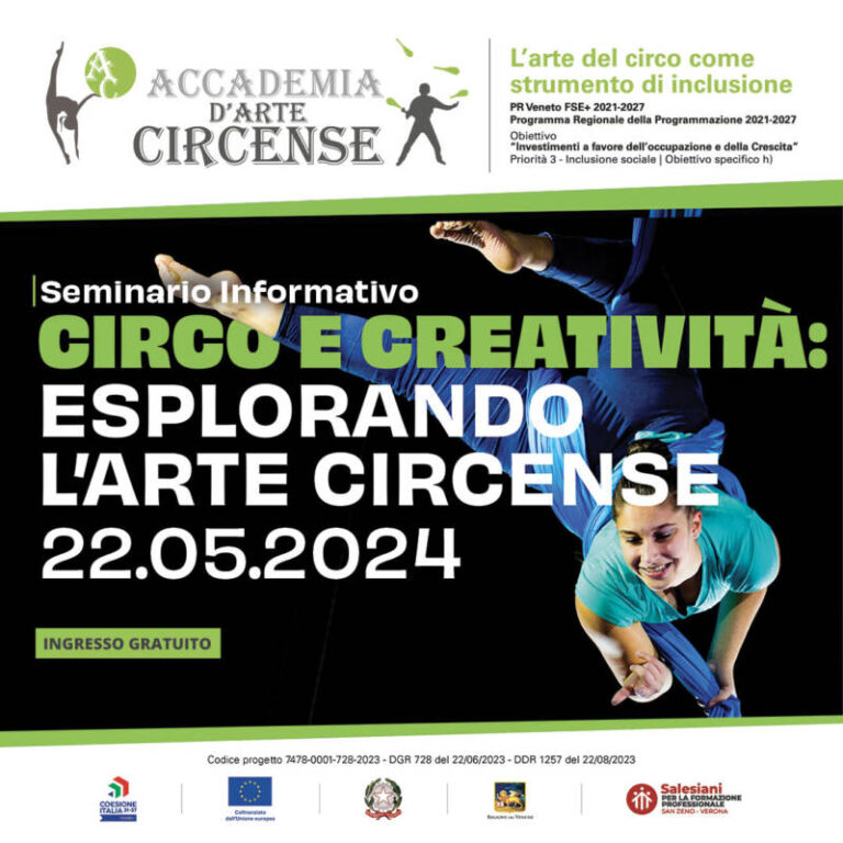 NEWS 2024 05 22 SEMINARIO INFORMATIVO Accademia Circense by SanZeno