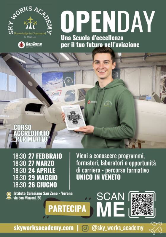 Sky Works Academy flayer Open Day 2026 new
