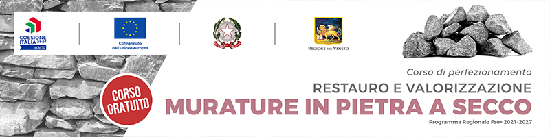 corso perfezionamento restauro valorizzazione murature in pietra secco salesiani san zeno verona