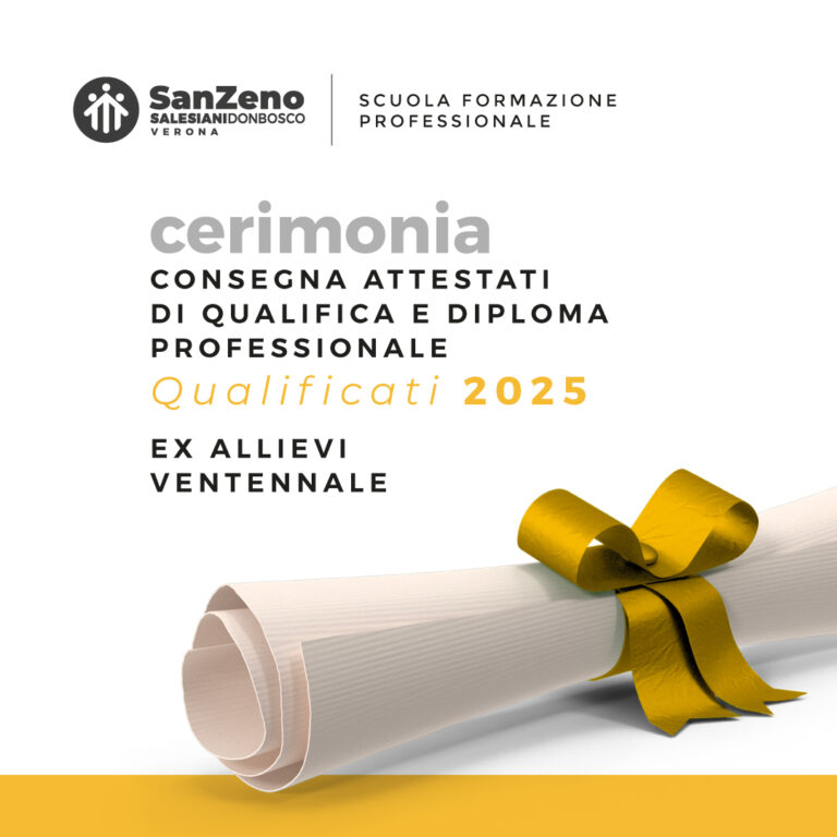 istituto salesiano san zeno cerimonia consegna attestati qualifica diploma professionale verona