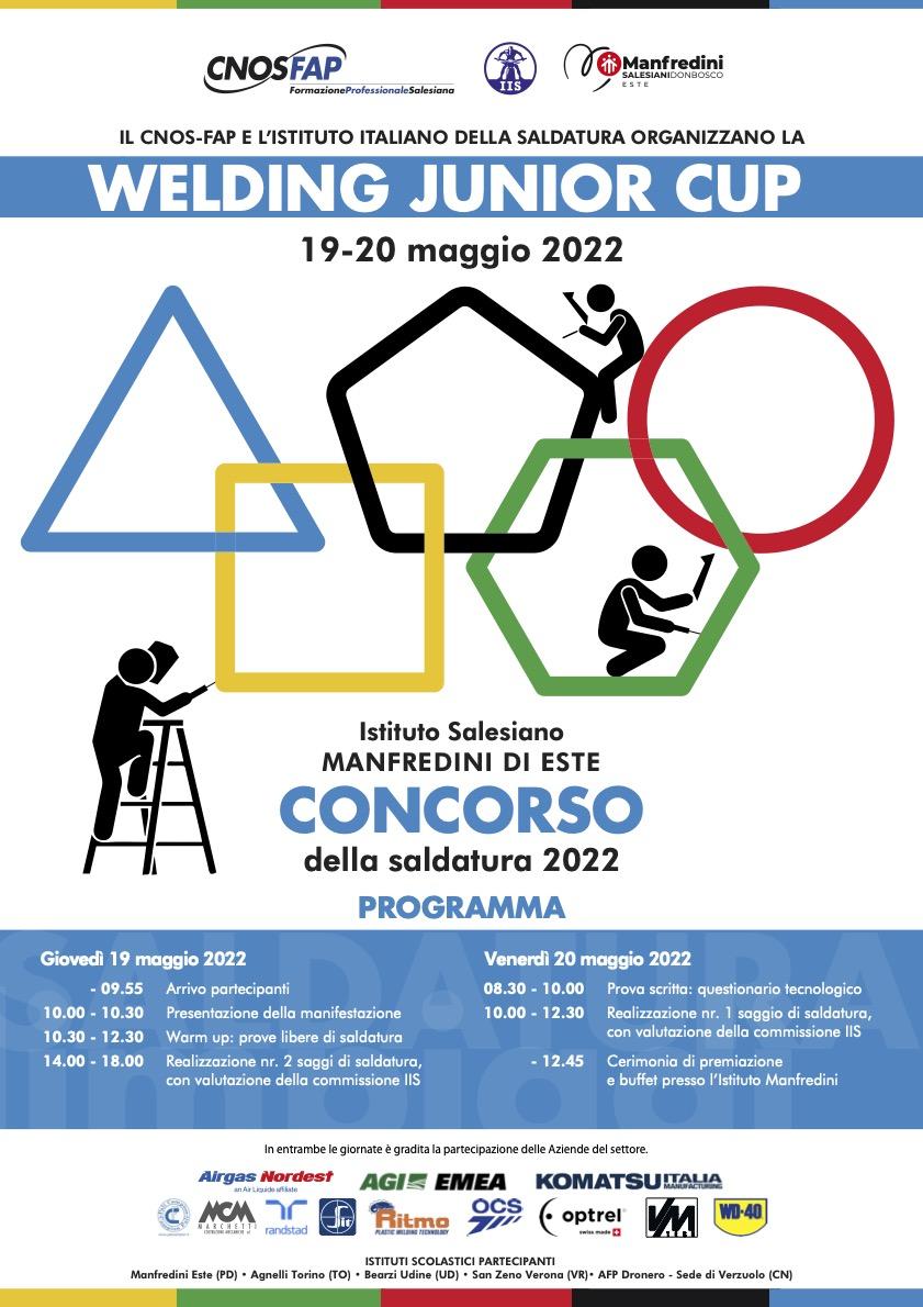 istituto salesiano san zeno locandina welding junior cup istituto italiano saldatura 2022