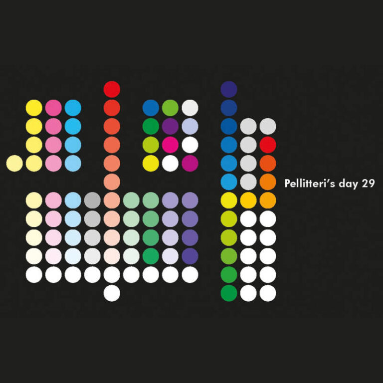 Istituto Salesiano San Zeno - Scuola Verona - Pellitteri's Day 2023 - L'immagine presenta un display di pallini colorati che assomiglia a una tastiera o a una mappa colorata del mondo. I pallini sono disposti in modo visivamente accattivante e ognuno di essi ha un colore e una forma unici.