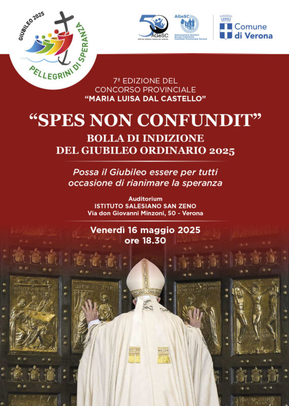 locandina premiazione concorso spes non confundit salesiani san zeno agesc verona 2025