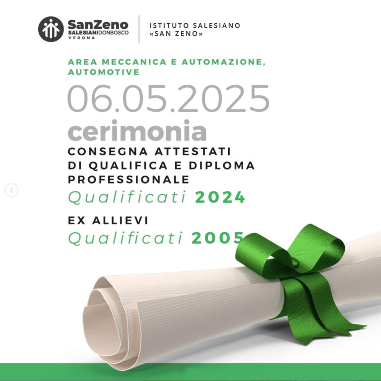 news cerimonia consegna attestati qualifica diploma professionale sanzeno salesiani area meccanica automazione automotive