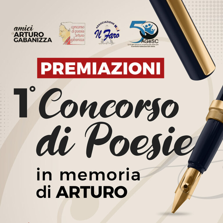 news premiazione concorso poesie arturo gabanizza