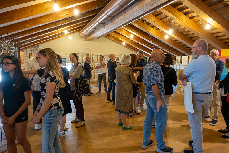 scuola arte paolo brenzoni mostra contrasti dualismo armonia salesiani san zeno 01