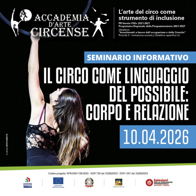 seminario informativo Accademia Circense SanZeno salesiani verona