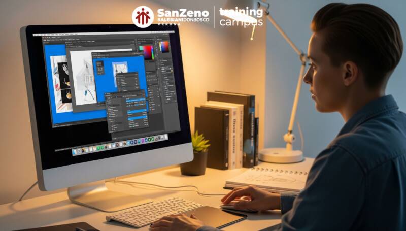 training campus istituto salesiano san zeno Migliora le tue competenze grafiche corsi Adobe Photoshop InDesign e Illustrator 02