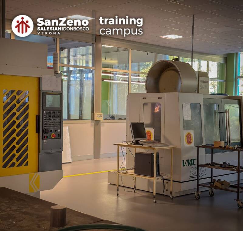 Foto copertina corso Operatore CNC macchine utensili Istituto Salesiano San Zeno Verona